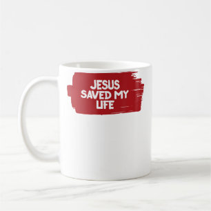 Taza De Café Jesús Salvó Mi Vida Religión Cristiana