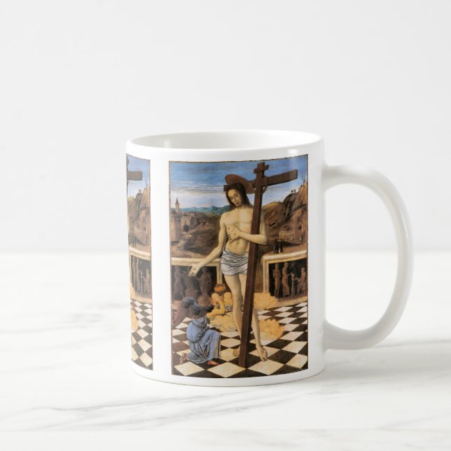 Taza De Café Jesús Sangre Del Arte Religioso Redentor (Derecha)