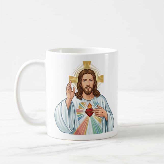 Taza De Café Jesus segnet Dich (Izquierda)