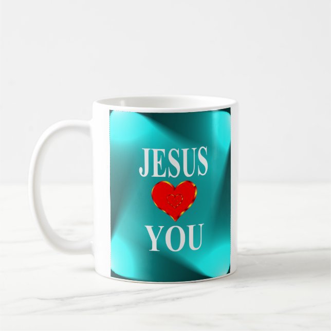 Taza De Café Jesús te ama (Izquierda)