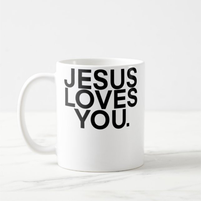 Taza De Café Jesús te ama (Izquierda)