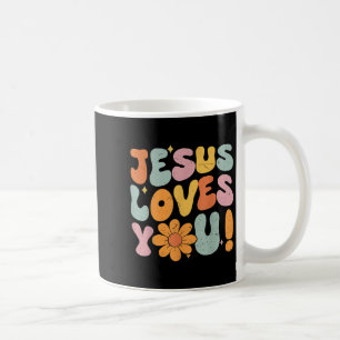 Taza De Café Jesús Te Ama Chica Adolescente Cristiana Dios Herm