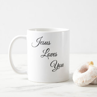 Taza De Café Jesús Te Ama El Café Mug