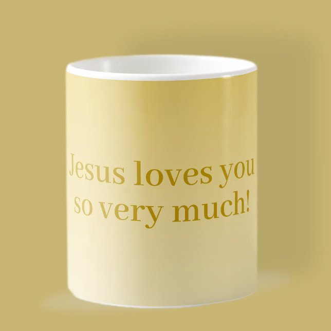 Taza De Café ¡Jesús te ama muchísimo! (Subido por el creador)