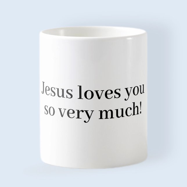 Taza De Café ¡Jesús te quiere tanto! (Subido por el creador)