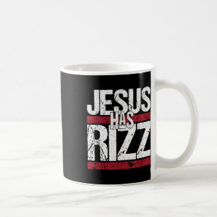 Taza De Café Jesús Tiene Rizz Simple Fe Cristiana Creer Dios