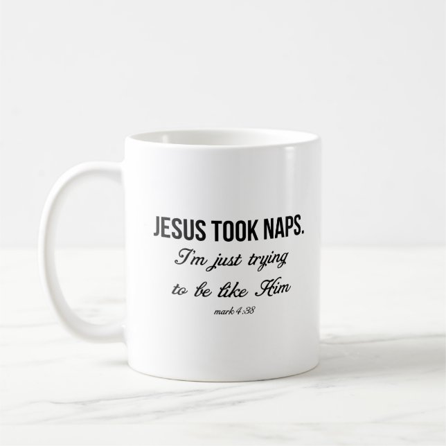 Taza De Café Jesús Tomó Napas (Izquierda)
