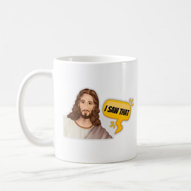 Taza De Café Jesús Vi Eso (Izquierda)