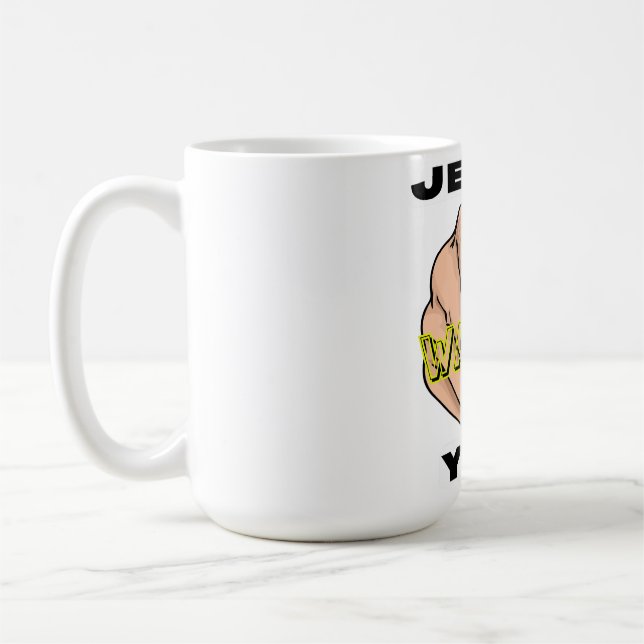 Taza De Café Jesus Wants You Christian Evangelism (Izquierda)