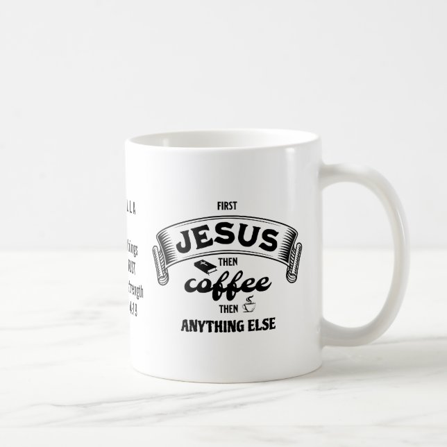 Taza De Café JESÚS Y CAFÉ Cristianos (Derecha)