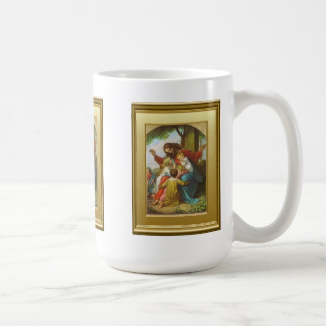 Taza De Café Jesús y los niños (Derecha)