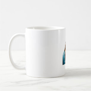 Taza De Café Jesús y Moo Deng Un momento sagrado juguetón L