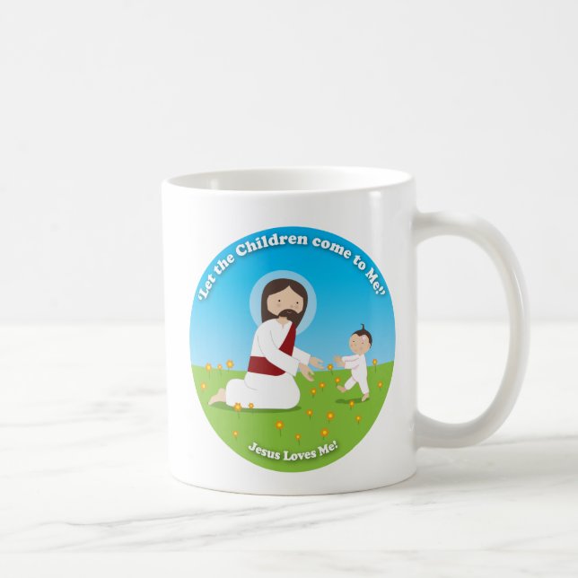 Taza De Café Jesús y niño (Derecha)
