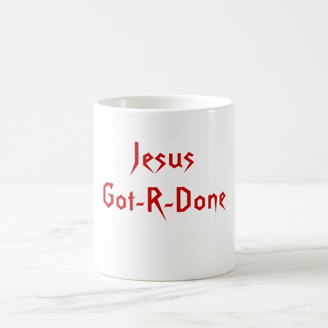 Taza De Café JesusGot-R-Hecho (Centro)