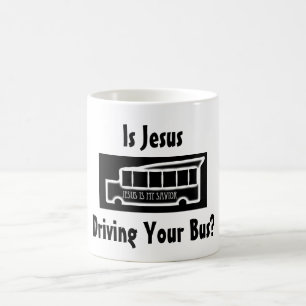 Taza De Café ¿Jesusmysavior, es Jesús, conduciendo su autobú