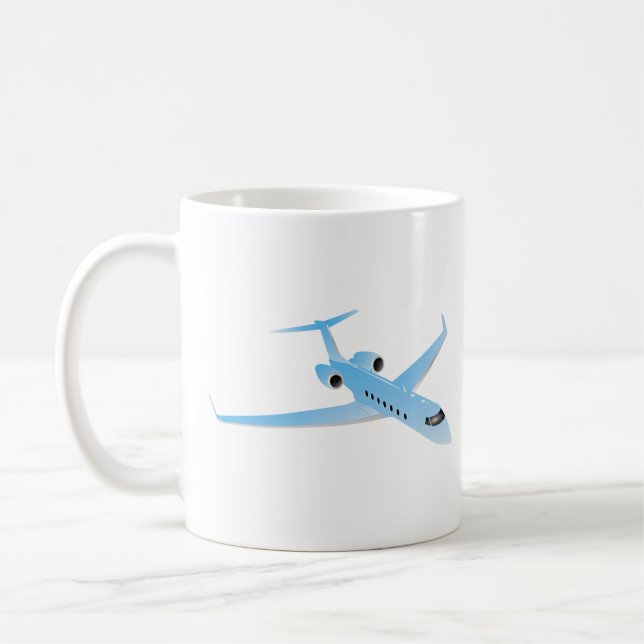 Taza De Café Jet de negocio privado (Izquierda)