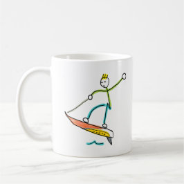 Taza De Café Jetboard Stickman