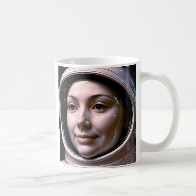 Taza De Café Jeune fille astronaute  (Derecha)