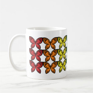 Taza De Café Jewel Butterflies Coffee Mug