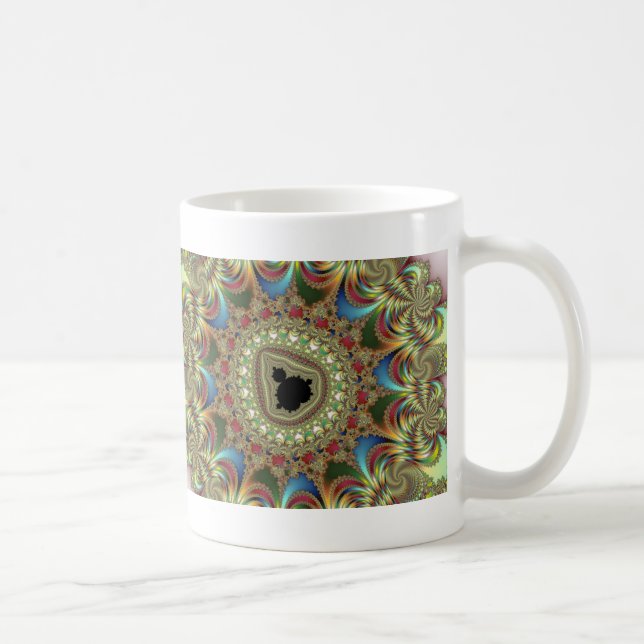 Taza De Café Jewelry Fractal (Derecha)