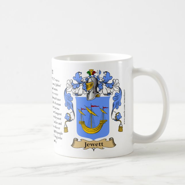 Taza De Café Jewett, el origen, el significado y el escudo (Derecha)