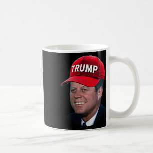 Taza De Café Jfk con sombrero de Trump divertido meme de John F