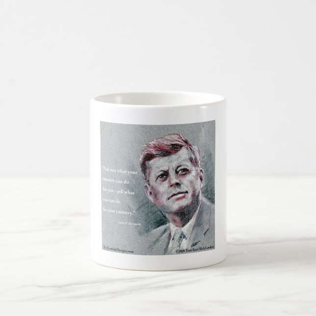 Taza De Café JFK y presupuesto (Centro)