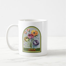 Taza De Café Jida Vintage Floral Abuela