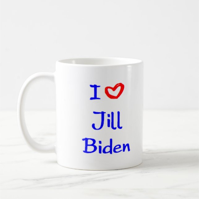 Taza De Café jill biden Mug (Izquierda)