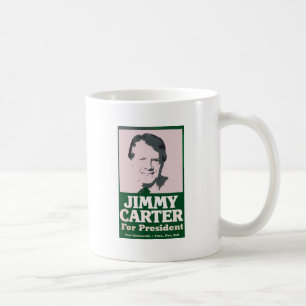 Taza De Café Jimmy Carter apenó mirada cortada