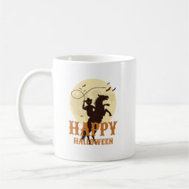 Taza De Café jinete de halloween feliz