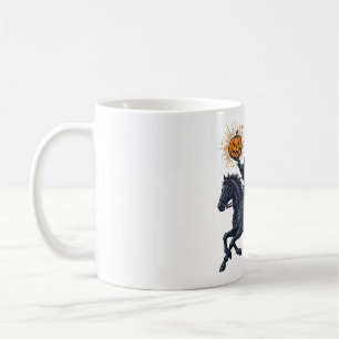 Taza De Café Jinete sin Cabeza Jinete de Calabaza Gótico Hallow