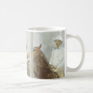 Taza De Café Jinetes antes de la carrera por Edgar Degas