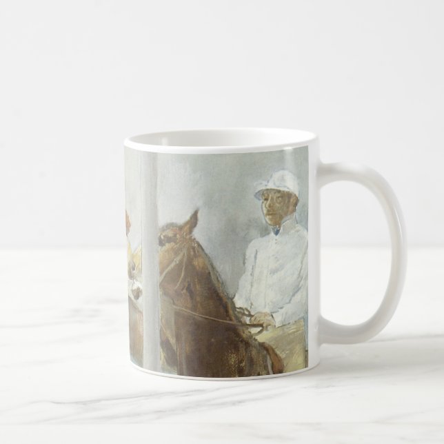Taza De Café Jinetes antes de la carrera por Edgar Degas (Derecha)