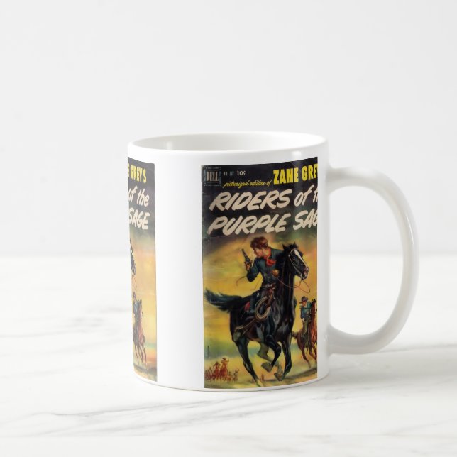 Taza De Café Jinetes del sabio púrpura (Derecha)