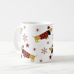 Taza De Café Jingle All the Dachshund Way