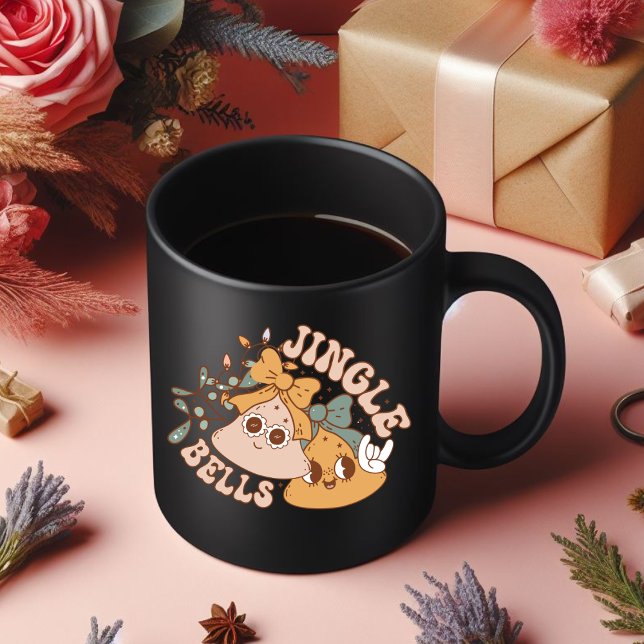 Taza De Café Jingle Bells Feliz Navidad Bebida café Mug (Subido por el creador)