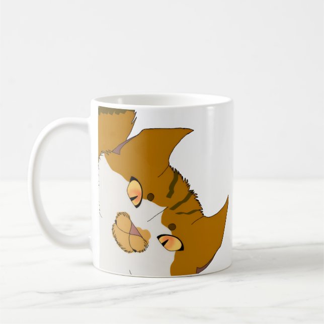 Taza De Café Jingle Claws Cat & Tree Holiday Mug (Izquierda)