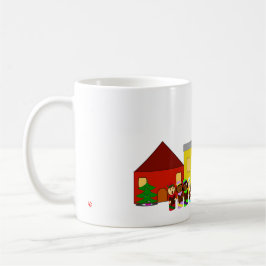Taza De Café Jingle Claws Train Town Wraparound Mug #1