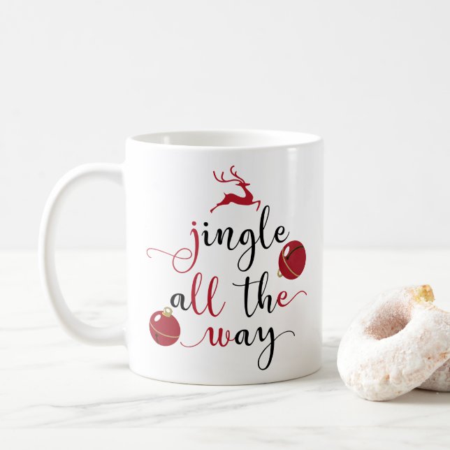 Taza De Café jingle en todo el camino (Con donut)