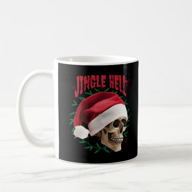 Taza De Café Jingle Hell Anti-Navidades (Izquierda)