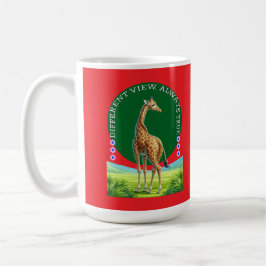 Taza De Café jirafa alta de pie