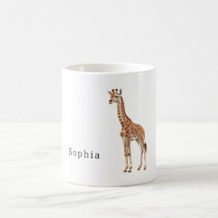 Taza De Café Jirafa Animal Safari