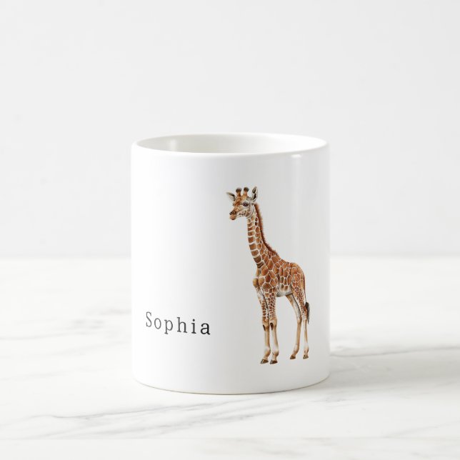 Taza De Café Jirafa Animal Safari (Centro)