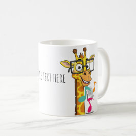 Taza De Café jirafa de canto adorable