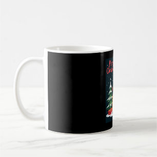 Taza De Café Jirafa Encendido del árbol de Navidad Merry Christ