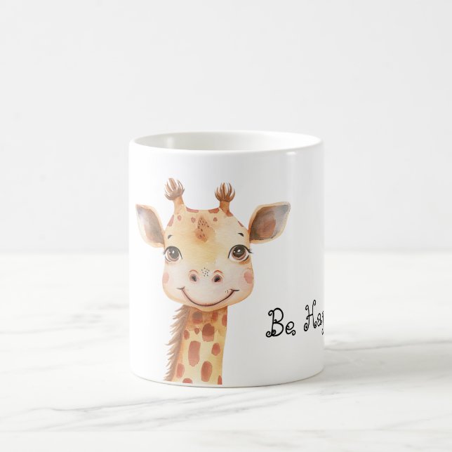 Taza De Café Jirafa Feliz (Centro)