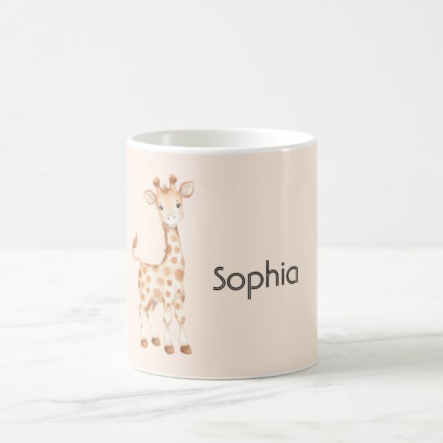 Taza De Café Jirafa Linda (Centro)