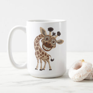 Taza De Café Jirafa Loca Genial