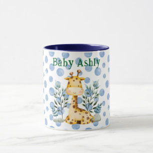 Taza De Café Jirafa Naranja De Belleza Moderna Con